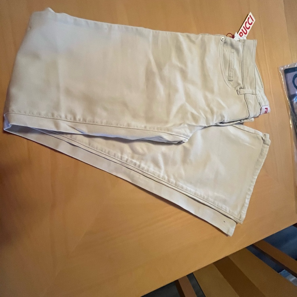 Fiorucci Flare jeans size 29.  This is low waist as per picture